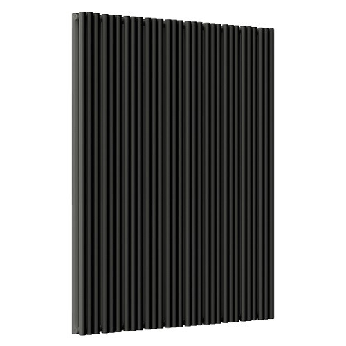 Стальной трубчатый радиатор отопления Empatiko Takt S2-1192-2000 Coal Black 