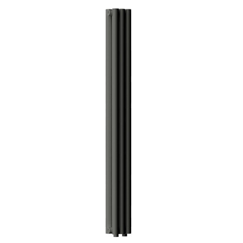 Стальной трубчатый радиатор отопления Empatiko Takt LR2-112-1750 Coal Black