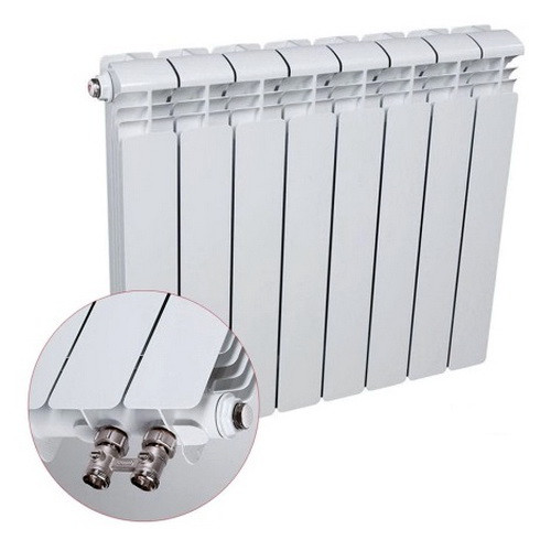 Алюминиевый радиатор отопления Rifar Alum Ventil 500 4 секции Алюминиевый радиатор отопления Rifar Alum Ventil 500 4 секции