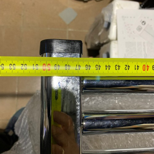 Водяной полотенцесушитель Lazzarini Roma хром прямой 840х500