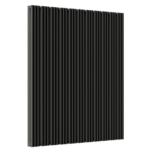 Стальной трубчатый радиатор отопления Empatiko Takt S2-1312-2000 Coal Black 