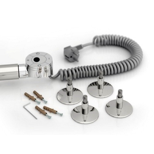 Электрический полотенцесушитель Стилье Формат 12 600х400 левый, хром (без покрытия) Электрический полотенцесушитель Стилье Формат 12 600х400 левый, хром (без покрытия)