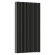 Стальной трубчатый радиатор отопления Empatiko Takt LR2-712-1750 Coal Black