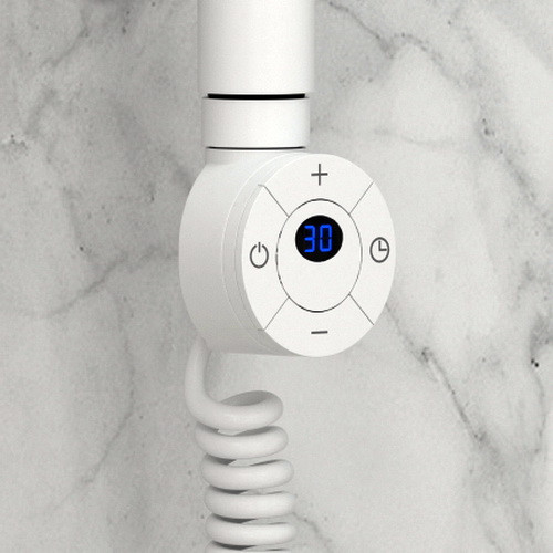 Электрический полотенцесушитель Стилье Формат 12 600х400 левый, матовый белый