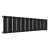 Стальной трубчатый радиатор отопления Empatiko Takt R1-1312-200 Coal Black