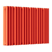 Стальной трубчатый радиатор отопления Empatiko Takt S2-712-300 Scarlet Red Стальной трубчатый радиатор отопления Empatiko Takt S2-712-300 Scarlet Red