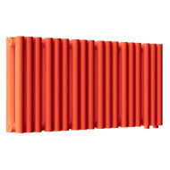 Стальной трубчатый радиатор отопления Empatiko Takt LR2-712-200 Scarlet Red