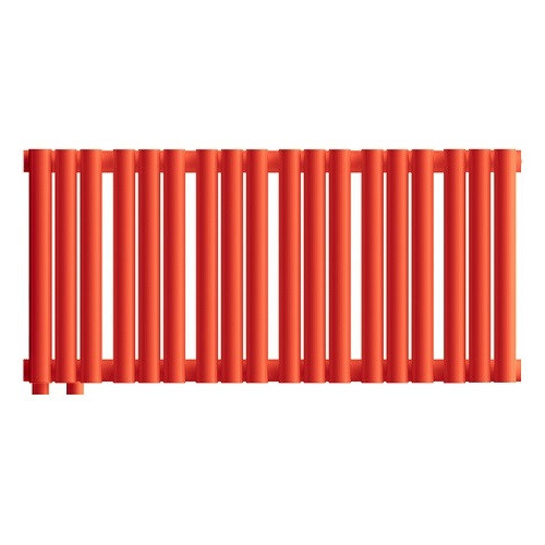 Стальной трубчатый радиатор отопления Empatiko Takt LR2-712-200 Scarlet Red Стальной трубчатый радиатор отопления Empatiko Takt LR2-712-200 Scarlet Red