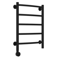 Электрический полотенцесушитель Стилье Формат 12 600х400 левый, матовый чёрный Электрический полотенцесушитель Стилье Формат 12 600х400 левый, матовый чёрный