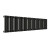 Стальной трубчатый радиатор отопления Empatiko Takt S1-1192-200 Coal Black