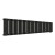 Стальной трубчатый радиатор отопления Empatiko Takt R1-1432-200 Coal Black