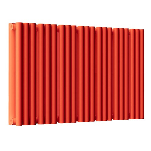 Стальной трубчатый радиатор отопления Empatiko Takt S2-832-300 Scarlet Red 