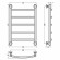 Водяной полотенцесушитель Сунержа Галант+ 600х400 (Без покрытия)