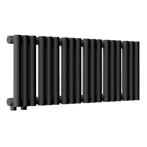 Стальной трубчатый радиатор отопления Empatiko Takt L1-712-200 Coal Black
