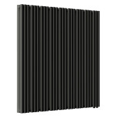 Стальной трубчатый радиатор отопления Empatiko Takt LR2-1072-1750 Coal Black