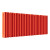 Стальной трубчатый радиатор отопления Empatiko Takt S2-1072-300 Scarlet Red 