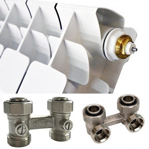 Алюминиевый радиатор отопления Rifar Alum Ventil 500 10 секций Алюминиевый радиатор отопления Rifar Alum Ventil 500 10 секций