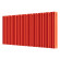 Стальной трубчатый радиатор отопления Empatiko Takt S2-1192-300 Scarlet Red 