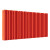 Стальной трубчатый радиатор отопления Empatiko Takt S2-1192-300 Scarlet Red 