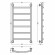 Водяной полотенцесушитель Сунержа Галант+ 800х400 (Без покрытия)
