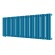 Стальной трубчатый радиатор отопления Empatiko Takt L1-1192-300 Evening Blue