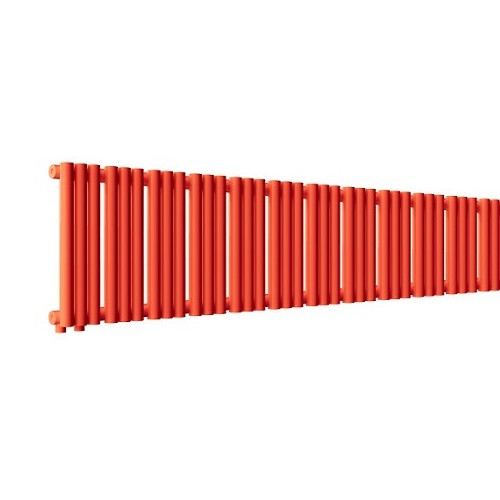 Стальной трубчатый радиатор отопления Empatiko Takt L1-1552-200 Scarlet Red