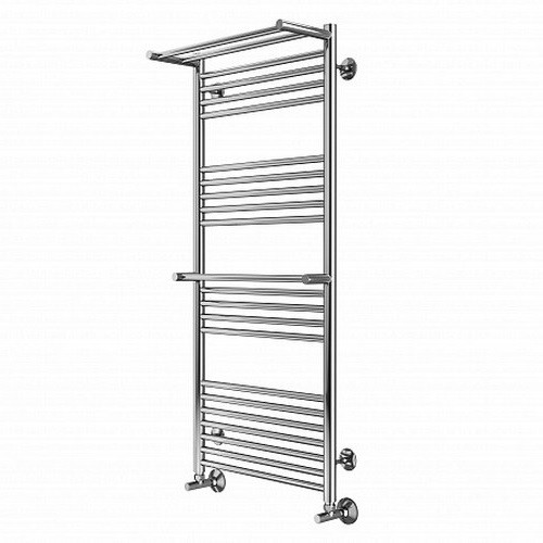 Водяной полотенцесушитель Terminus "Аврора с 2 полками" П22 500х1200