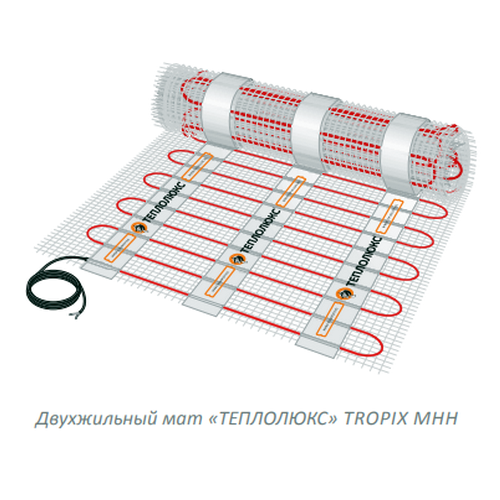 Электрический тёплый пол под плитку Теплолюкс Tropix МНН 160-1,0 Электрический тёплый пол под плитку Теплолюкс Tropix МНН 160-1,0