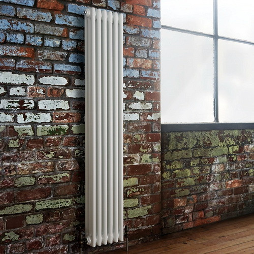 Стальной трубчатый радиатор отопления VELAR 3180 U 4 секции боковое подключение RAL 9016