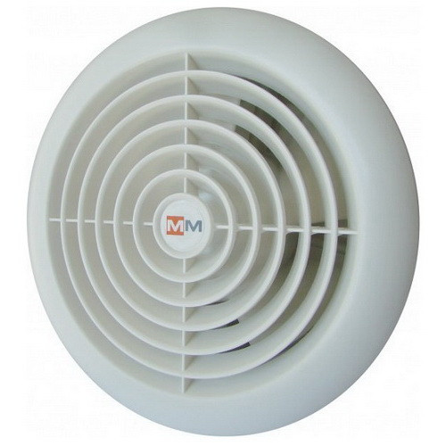 Бытовой вентилятор MMotors JSC MM 100/60, сверхтонкий, круглый, белый 