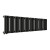 Стальной трубчатый радиатор отопления Empatiko Takt L1-1072-200 Coal Black