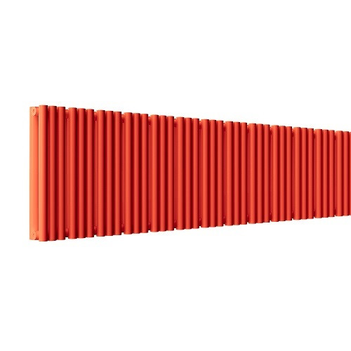 Стальной трубчатый радиатор отопления Empatiko Takt S2-1672-300 Scarlet Red 