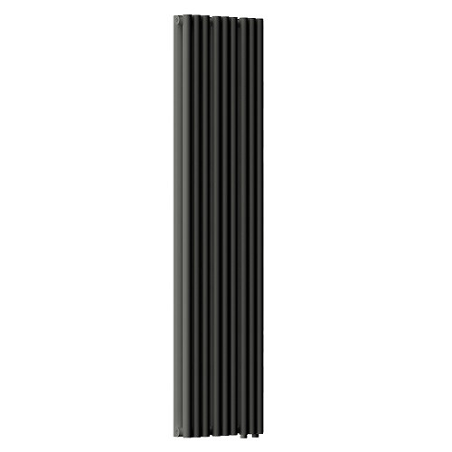 Стальной трубчатый радиатор отопления Empatiko Takt LR2-352-2000 Coal Black