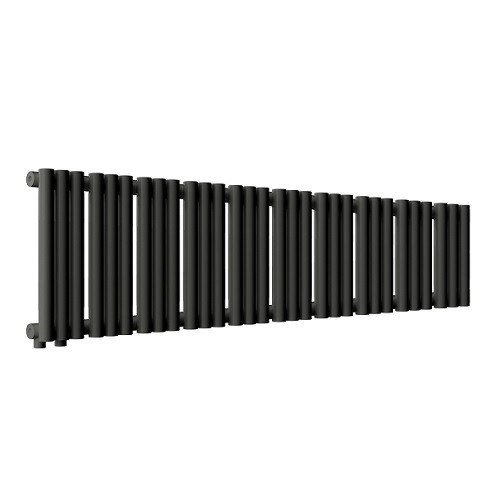 Стальной трубчатый радиатор отопления Empatiko Takt L1-1192-200 Coal Black