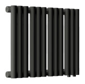 Стальной трубчатый радиатор отопления Empatiko Takt R1-472-300 Coal Black Стальной трубчатый радиатор отопления Empatiko Takt R1-472-300 Coal Black