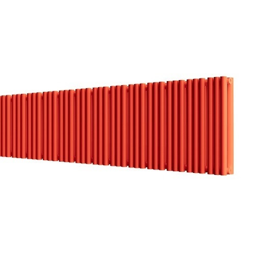 Стальной трубчатый радиатор отопления Empatiko Takt S2-1792-300 Scarlet Red 