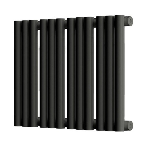 Стальной трубчатый радиатор отопления Empatiko Takt S1-472-300 Coal Black