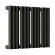Стальной трубчатый радиатор отопления Empatiko Takt S1-472-300 Coal Black