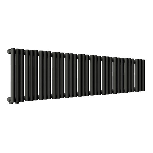 Стальной трубчатый радиатор отопления Empatiko Takt L1-1312-200 Coal Black