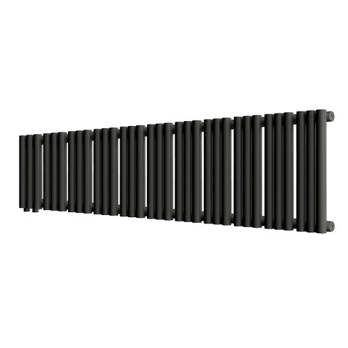 Стальной трубчатый радиатор отопления Empatiko Takt L1-1312-200 Coal Black