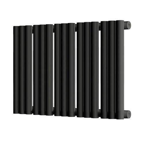 Стальной трубчатый радиатор отопления Empatiko Takt S1-592-300 Coal Black