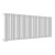 Стальной трубчатый радиатор отопления Empatiko Takt L1-1072-300 Silk White