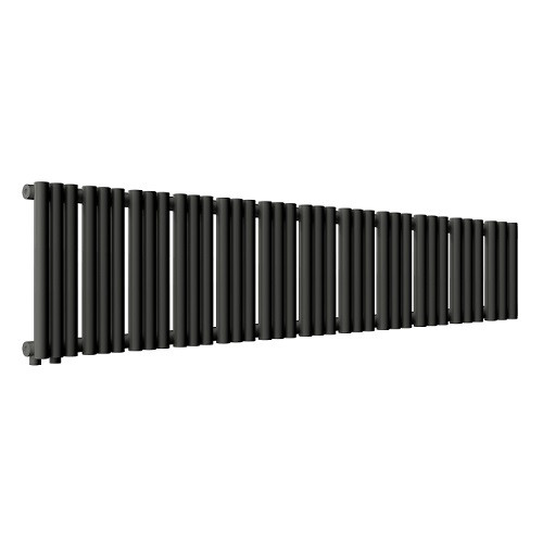 Стальной трубчатый радиатор отопления Empatiko Takt L1-1432-200 Coal Black