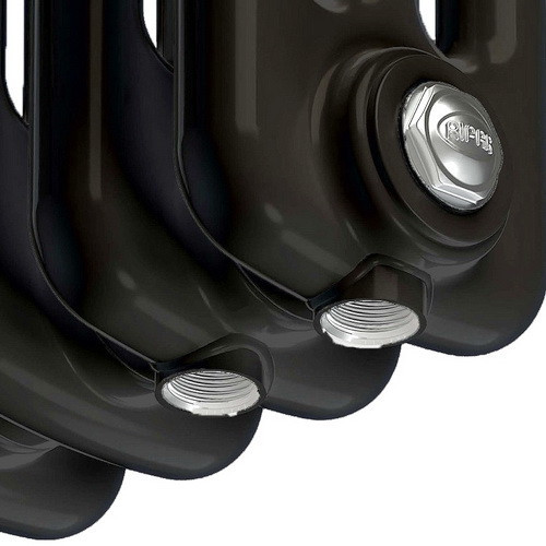 Стальной трубчатый радиатор отопления Rifar Tubog Ventil 3180 DV1 4 секции Антрацит Стальной трубчатый радиатор отопления Rifar Tubog Ventil 3180 DV1 4 секции Антрацит