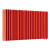 Стальной трубчатый радиатор отопления Empatiko Takt LR2-952-300 Scarlet Red