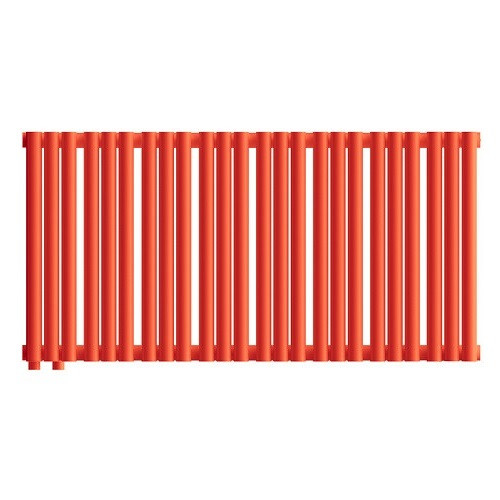 Стальной трубчатый радиатор отопления Empatiko Takt LR2-952-300 Scarlet Red Стальной трубчатый радиатор отопления Empatiko Takt LR2-952-300 Scarlet Red