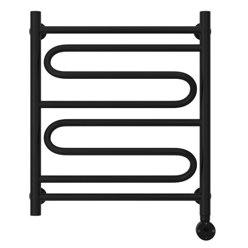 Электрический полотенцесушитель Стилье Формат 22 600х500 правый, матовый чёрный