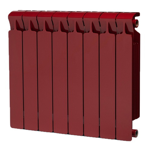 Биметаллический радиатор отопления Rifar Monolit 500 12 секций Бордо Биметаллический радиатор отопления Rifar Monolit 500 12 секций Бордо
