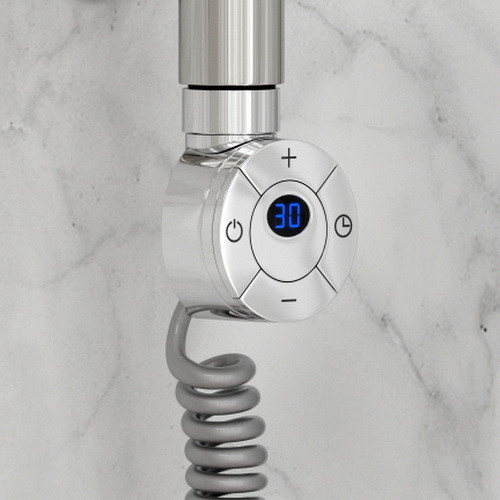 Электрический полотенцесушитель Стилье Формат 22 800х600 правый, хром (без покрытия)