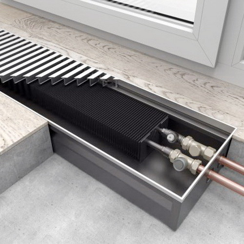 Конвектор внутрипольный КЗТО Бриз 300x80x2000